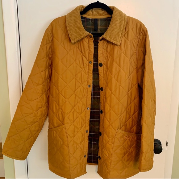 barbour mustard jacket
